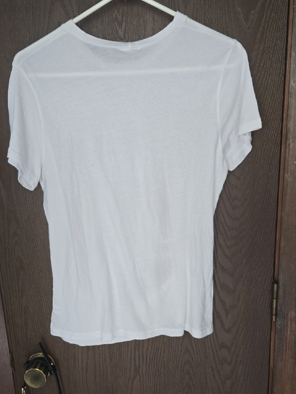 Monrow Classic White Crewneck Tee - Picture 2 of 5